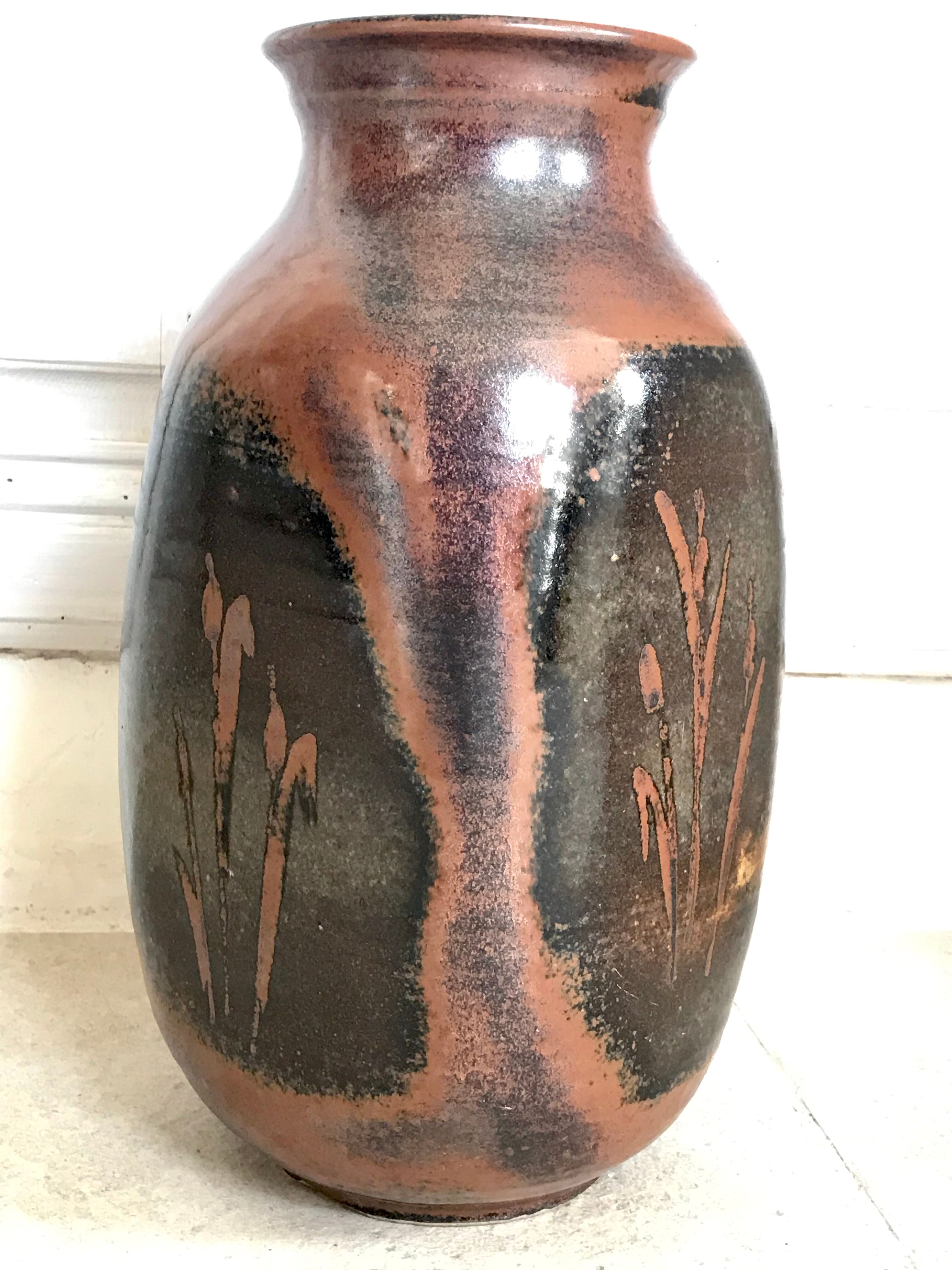 Taber Vallauris sandstone vase 32 cm