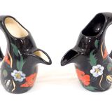 Paire de vases Longwy