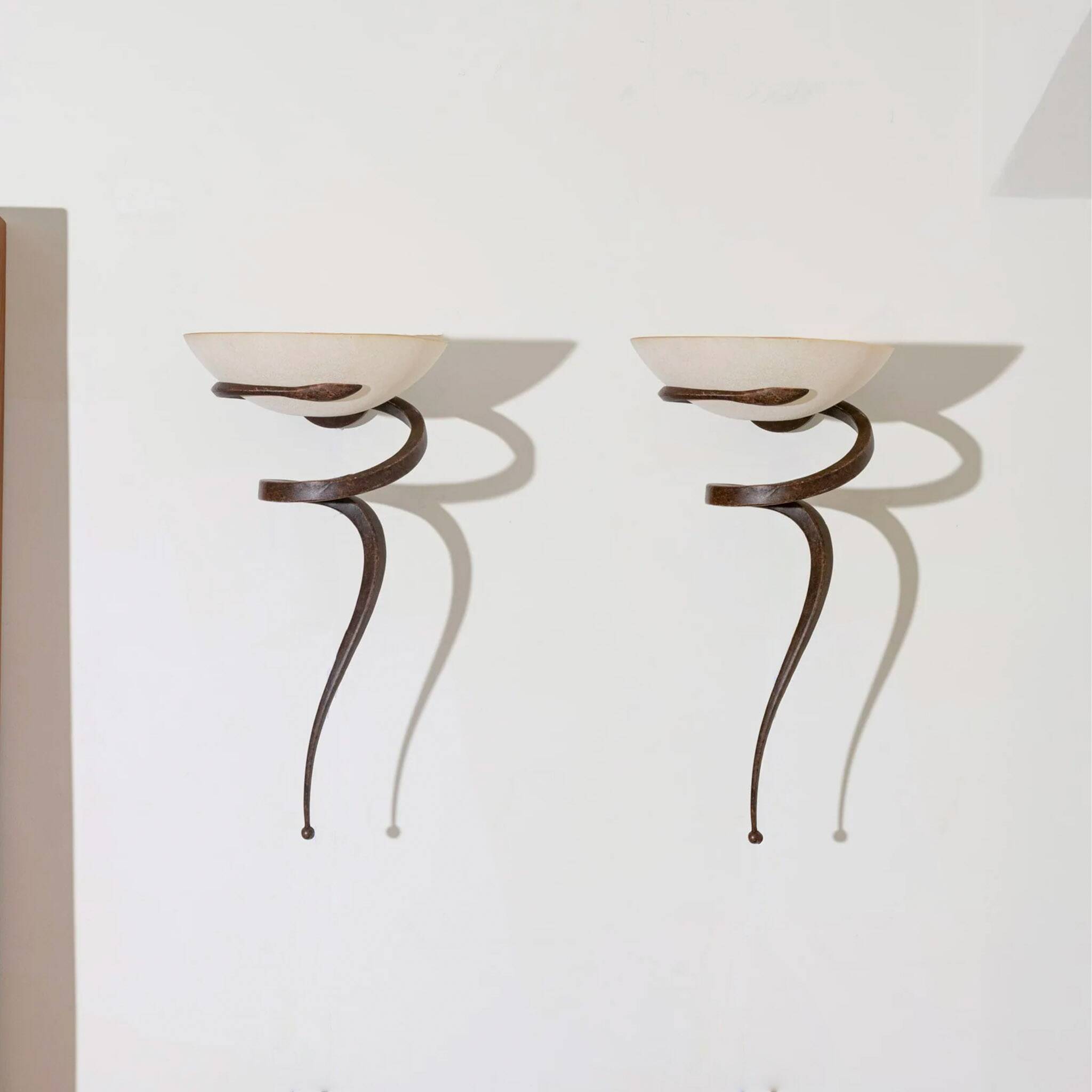 Pair of TEO wall lights, Enzo Campialini, 1970s