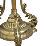 Victorian Brass Floor Standard Lamp par R. W. Winfield, Birmingham