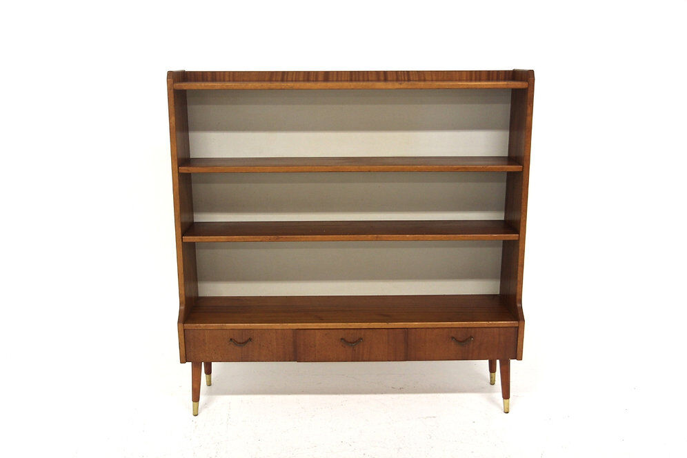 Scandinavian mahogany bookcase, Sweden, 1950