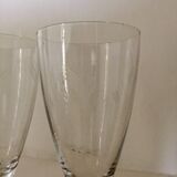 Set of crystal glasses from the 60s