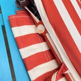 Vintage portable and removable deckchair
