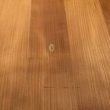 Table bois blond avec rallonges années 60 vintage