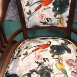 Office armchair art deco tapestry