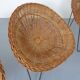 Mid-Century German Bamboo Chairs, 1950s, Set of 4