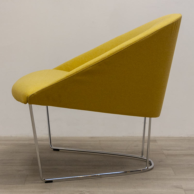 Fauteuil colina m arper jaune