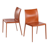 Pair of "Lea" chairs by Roberto Barbieri for Zanotta