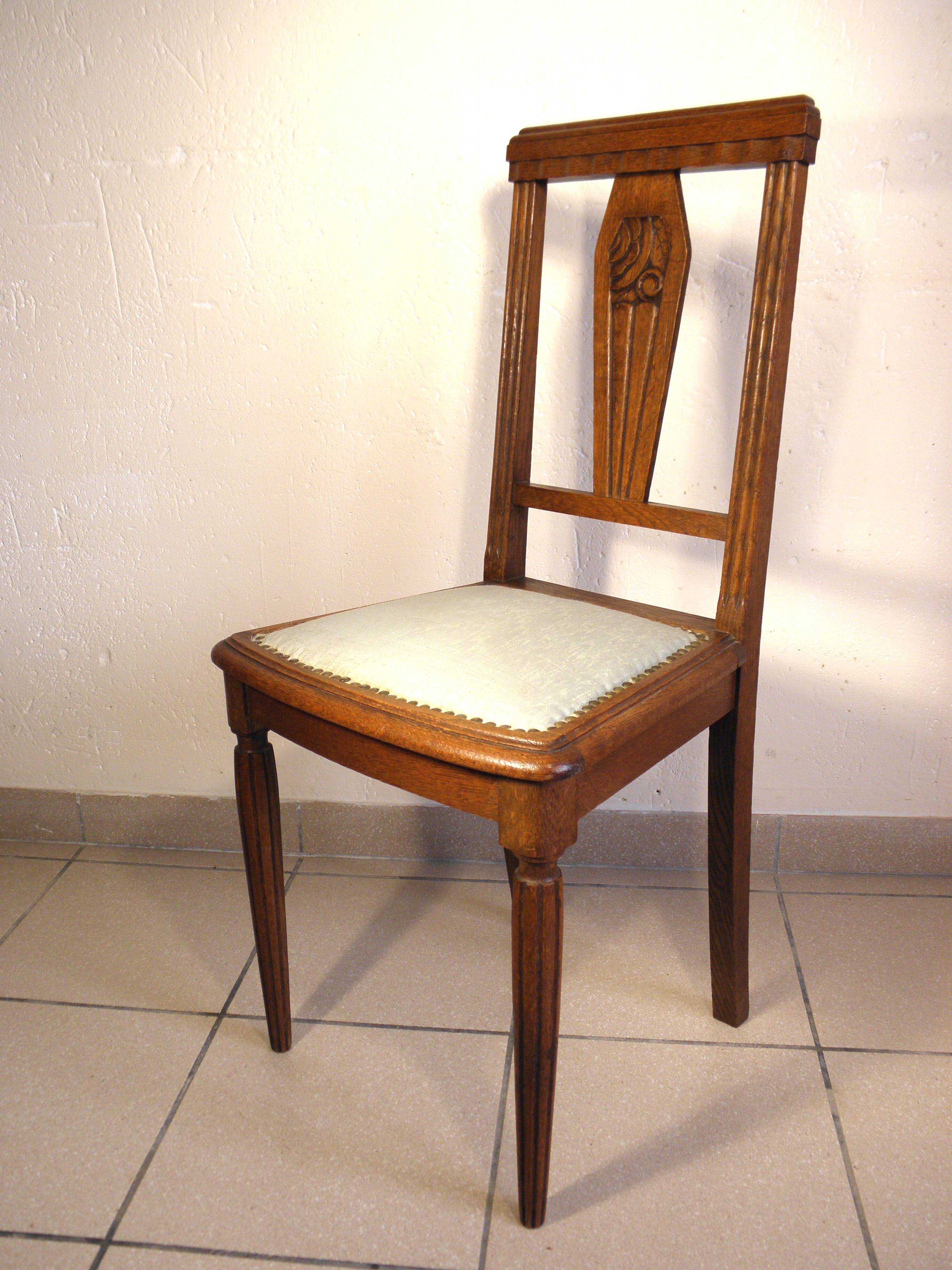 Art Deco pair of chairs