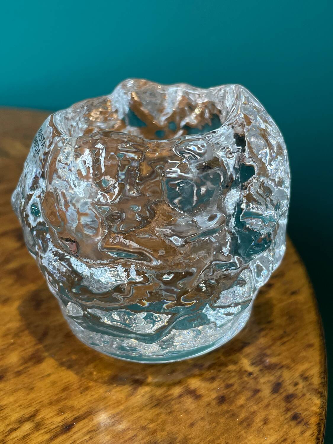 Kosta Boda Snowball Tealight Holder