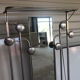 Vintage aluminum coat rack