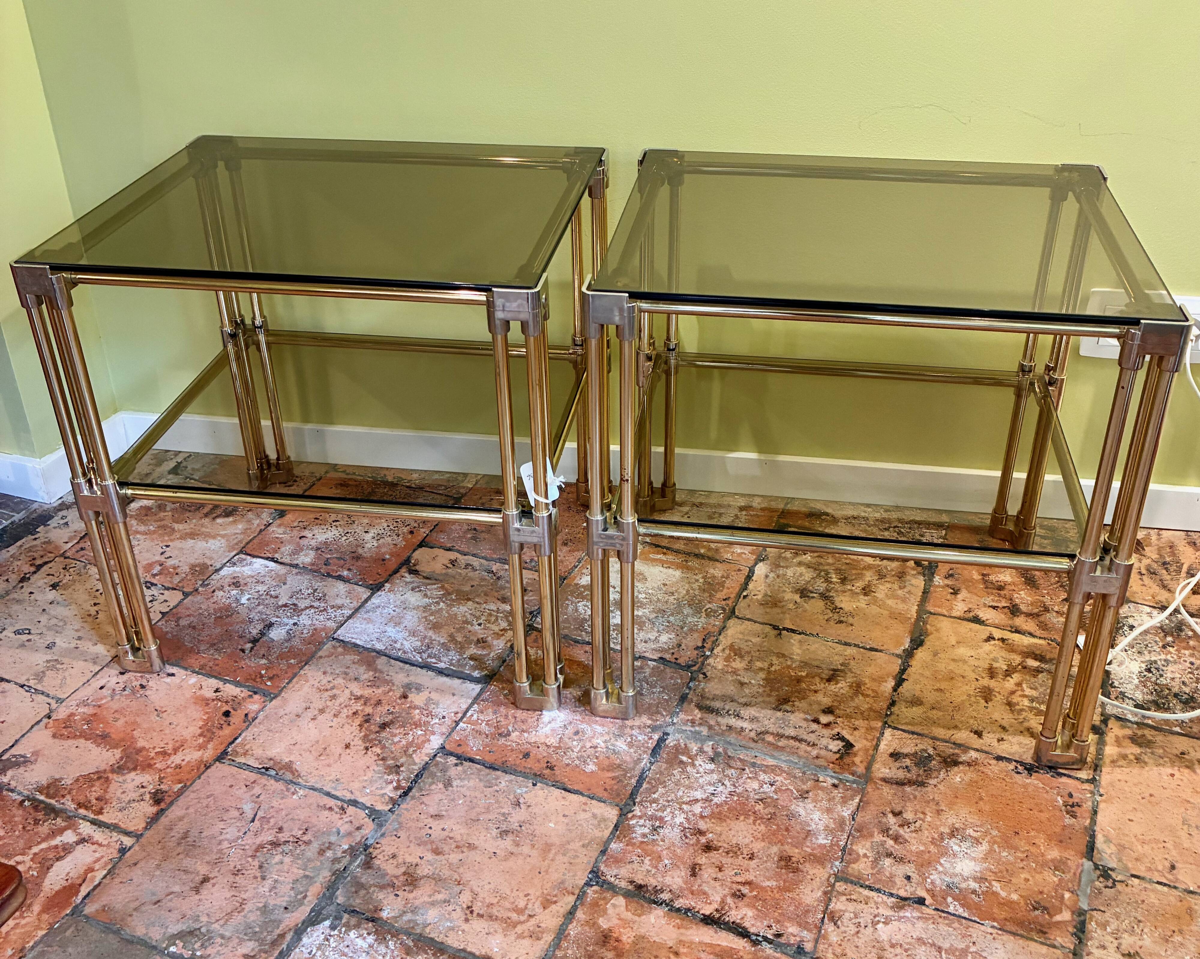Tables d'appoint/chevets Hollywood Regency Design 70s