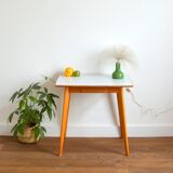 Wood and vintage formica desk 1960s