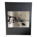Photo on stainless steel La Vilette