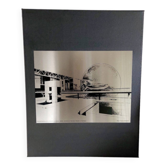 Photo on stainless steel La Vilette