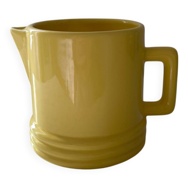 Pichet rétro jaune