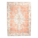 Tapis vintage en laine orange 310 x 217 cm, fait main, grand format
