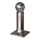 Space Age Chrome Ceiling Lamp by Rolf Krüger for Staff, 1970s