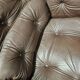 Paire de fauteuil vintage cuir Coja Suède 1960"