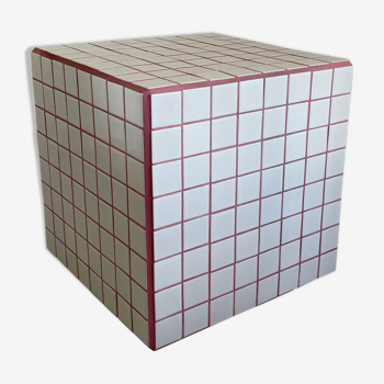 Cubes side table 40x40 ceramic