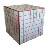 Cubes side table 40x40 ceramic
