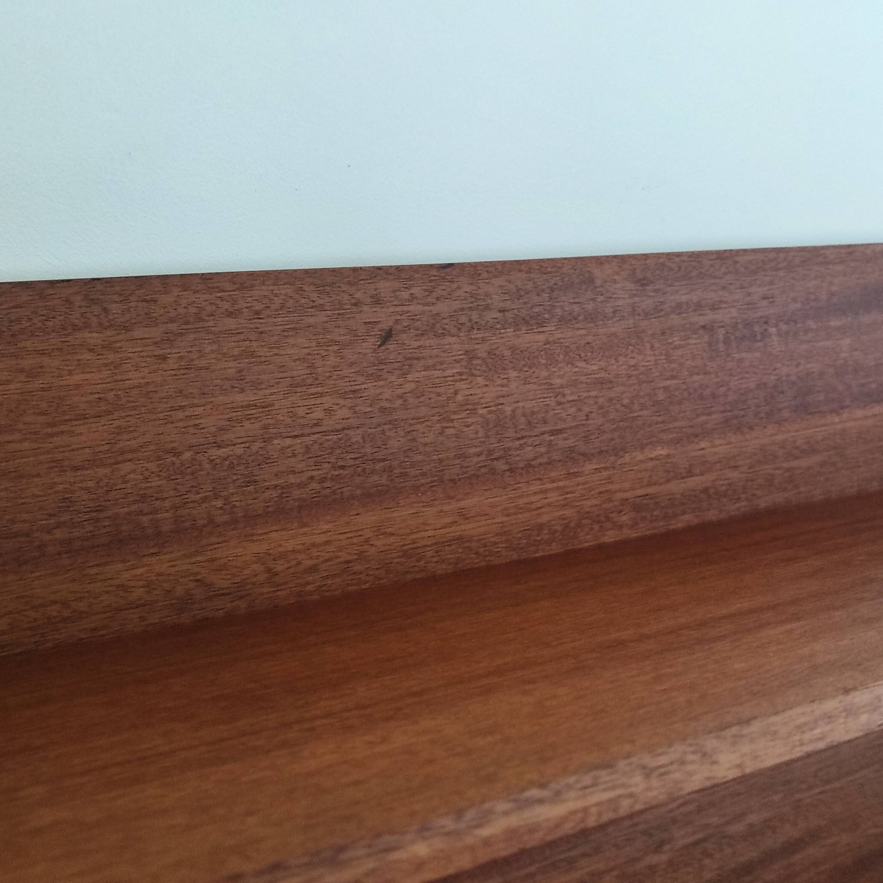 60s wall bookcase shelf