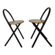 Tabourets pliantes