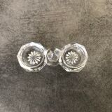 Saleron of table in crystal of saint louis star decoration