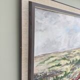 'Grasslands' - Vintage Mid Century Swedish Framed Oil Painting