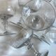 set of 8 neo classic engraved half crystal champagne glasses 1900