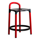 Tabouret de bar bas Polo par Anna Castelli Ferrieri pour Kartell, 1979