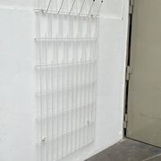 Minimalist German rope coat rack from the mid-century, 1960s.