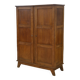Oak armoire reconstruction by René Gabriel 1950s