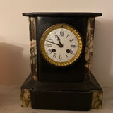 Marble fireplace clock