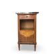 Tables de chevet italiennes en placage d'acajou avec de splendides