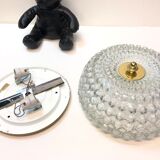 Limburg glass & brass ceiling light by Helena Tynell