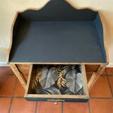 Evier sec style classique en bois