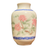 Miniature porcelain vase with floral decoration, Rose family