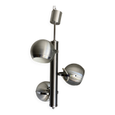 Lustre Eye Ball métal chromé Space Age