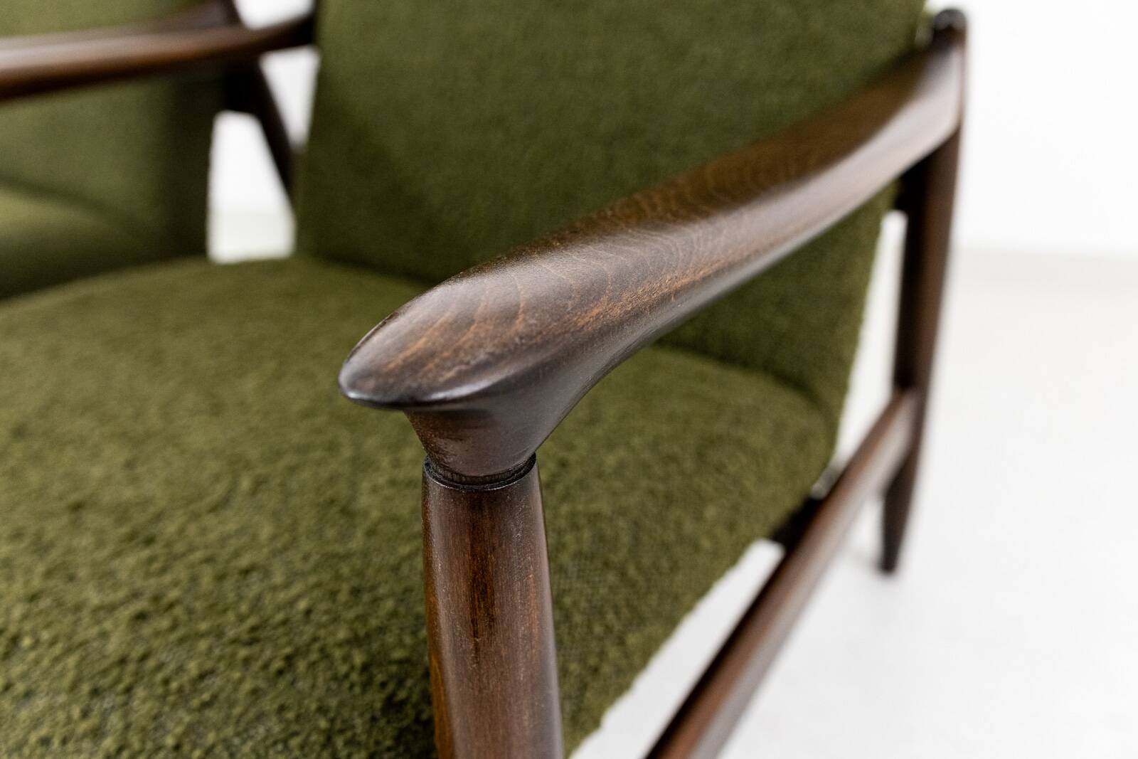 Vintage armchair GFM-64 by Edmund Homa, GFM, Poland, 1960s