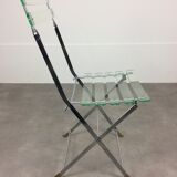 Plexiglas chair by Lebovici and Berthet for Marais International, series "Les Invisibles"