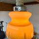 Amber colored Murano glass ceiling lamp from Italy, 1960s