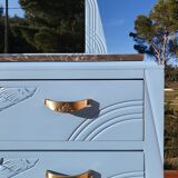 Vintage art deco chest of drawers