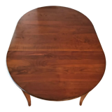 Round table and 2 cherry wood extensions
