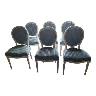 Series of 6 chairs 20th century