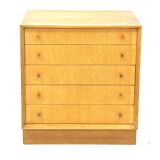 Commode scandinave en chêne, Suède, 1960