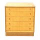 Scandinavian oak chest of drawers, Sweden, 1960