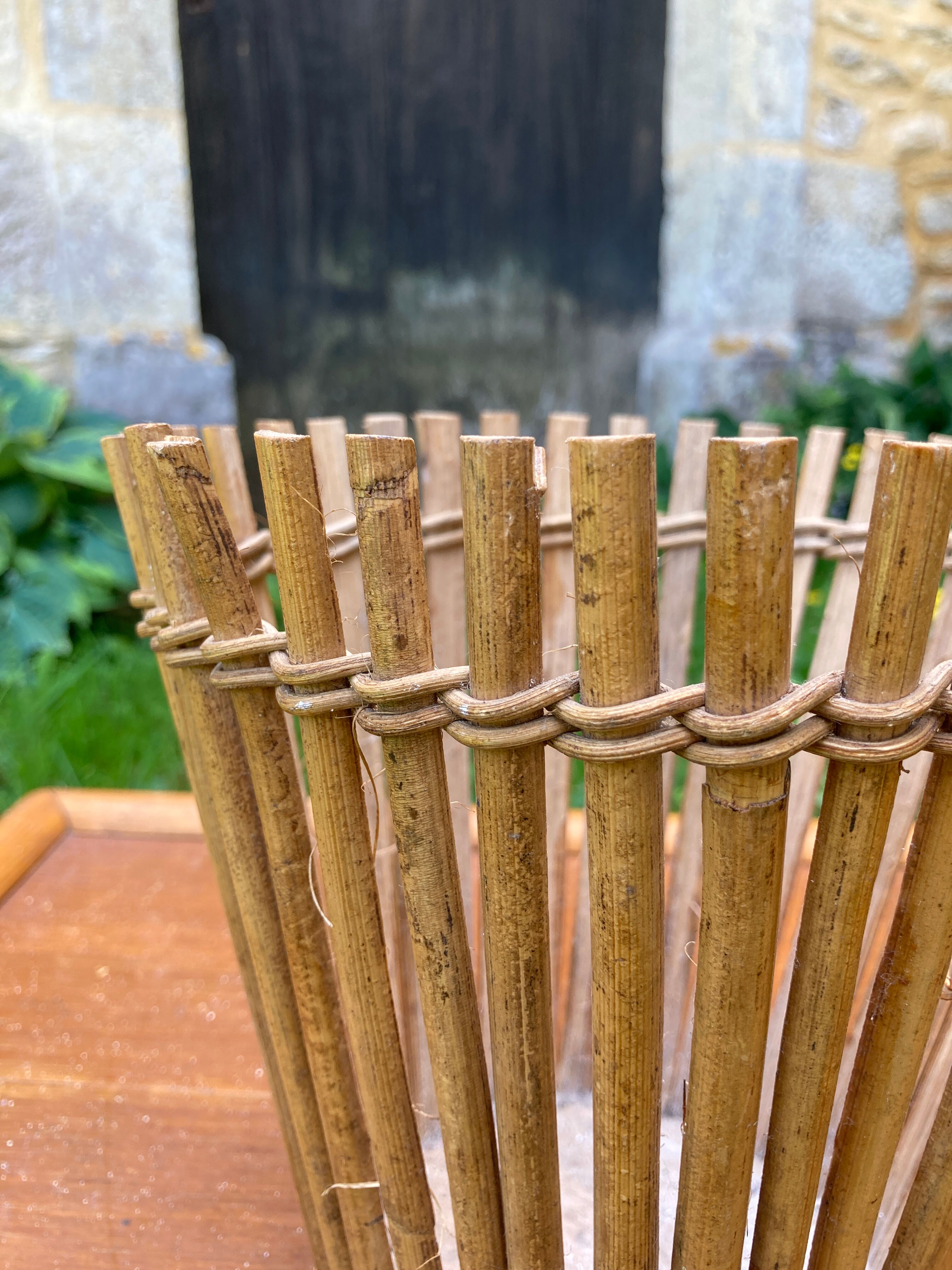 Rattan pot cover