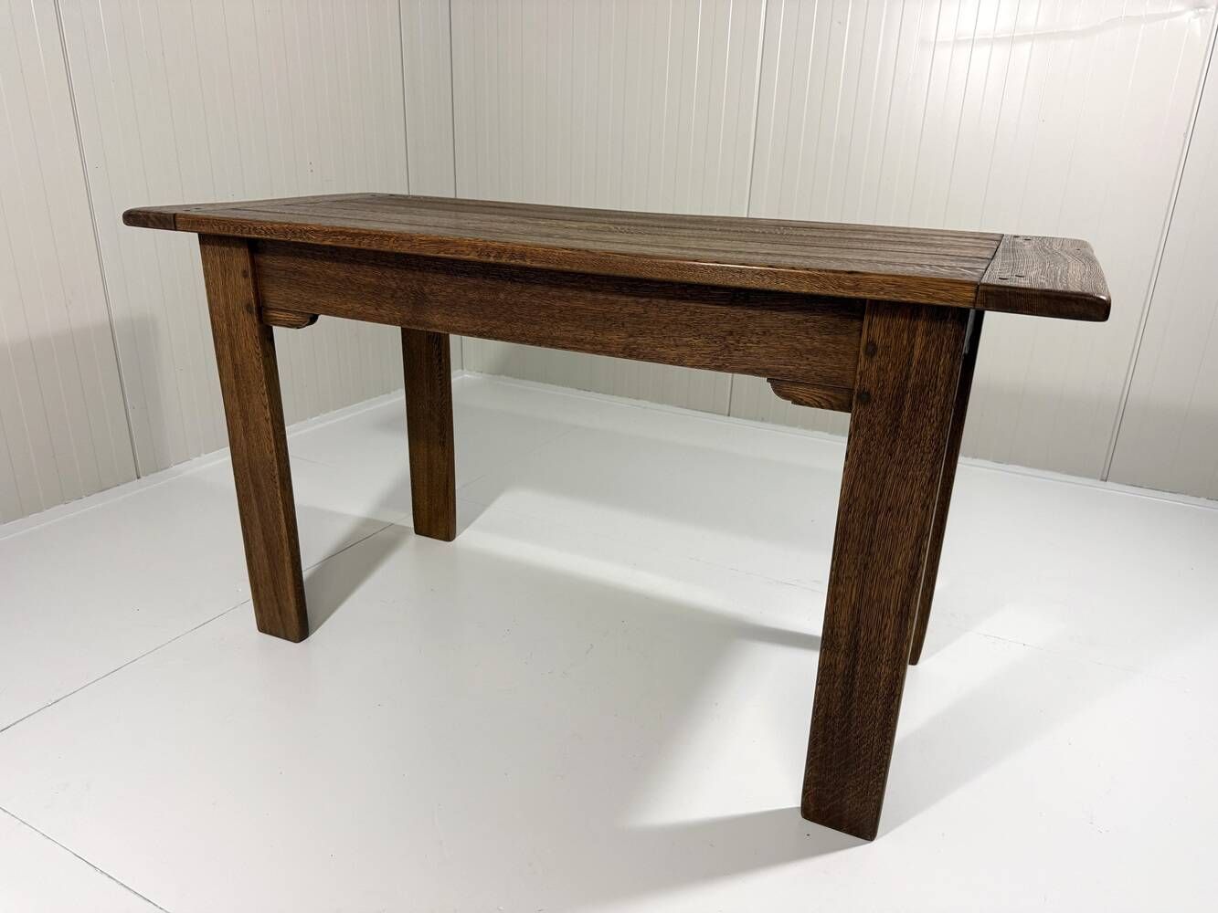 Rustic oak console table or desk 1960’s