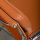 Charles & Ray Eames EA208 Soft Pad Chairs Chrome and Cognac leather, Vitra